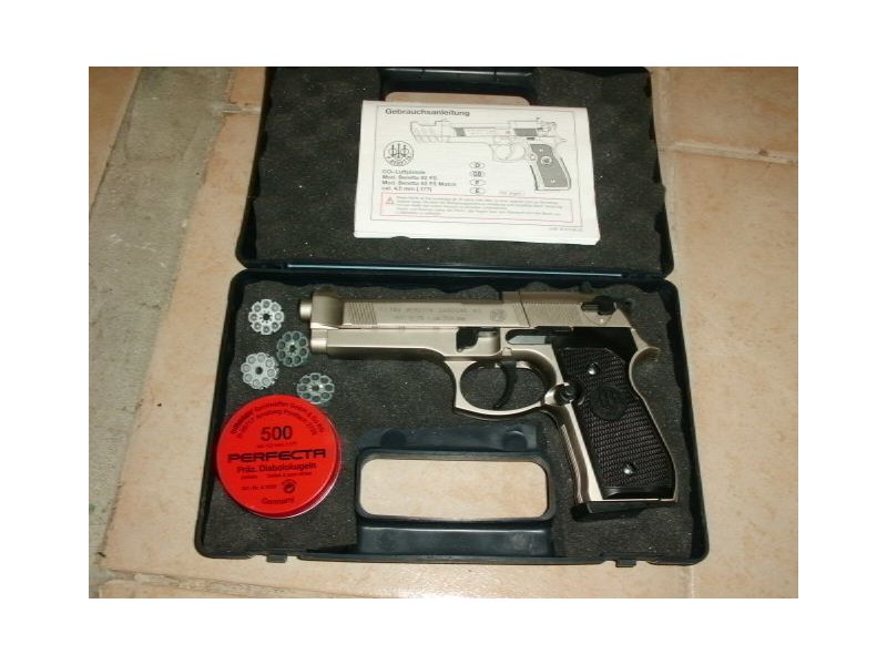 Top!! CO2 Pistole Modell Beretta 92 FS komplett mit OVP !!