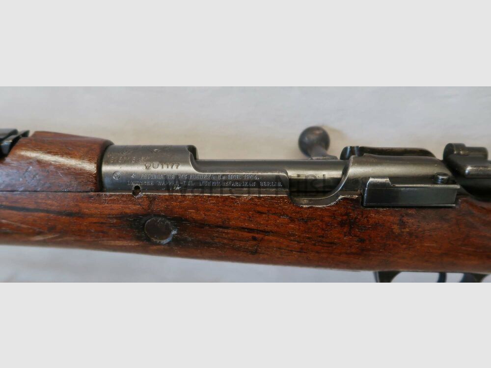 Deutsche Waffen und Munitionsfabriken Berlin Espingarda Portugueza 6,5 Mod.1904