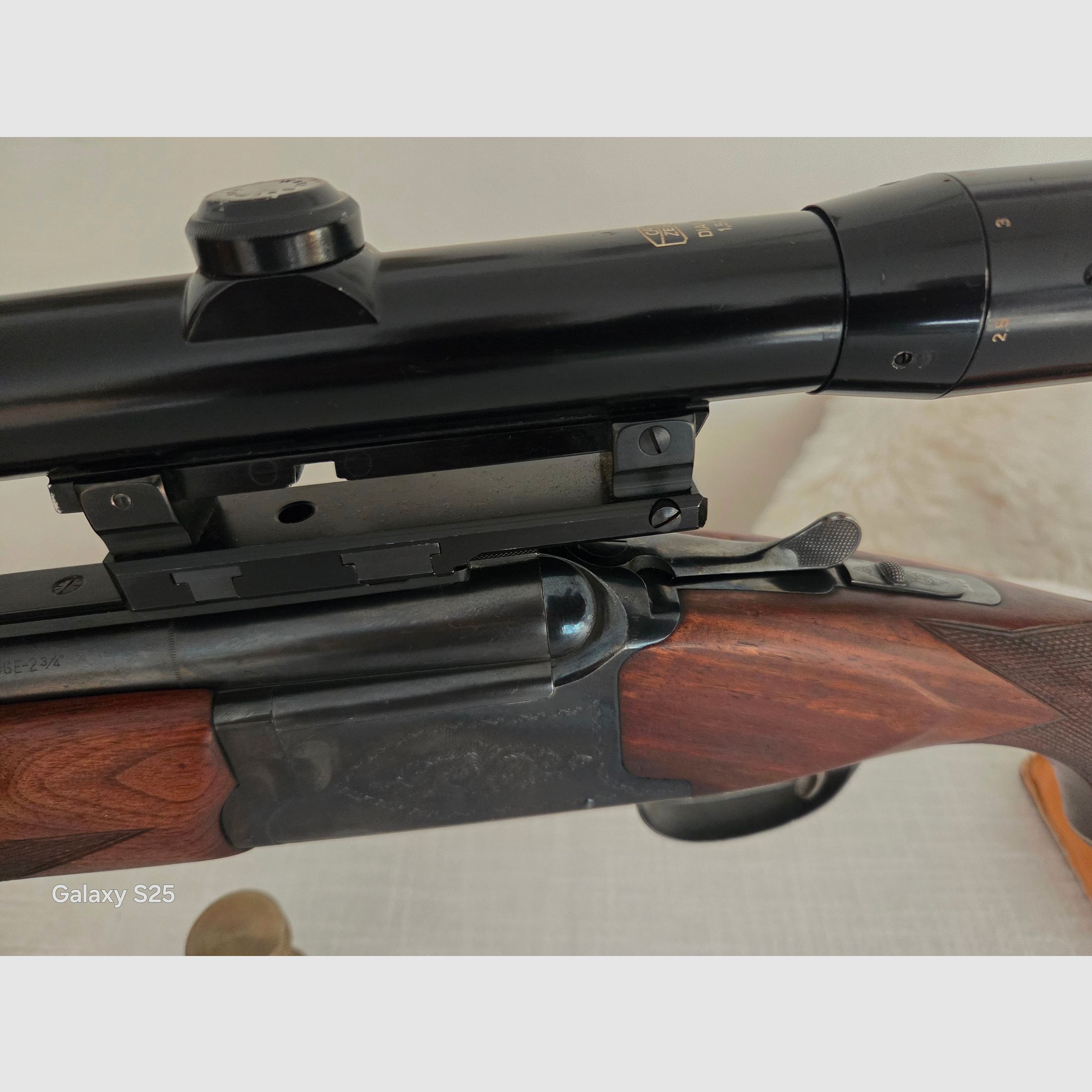 Bockflinte mit 2 Einsteckläufen im Kaliber 45/70 !