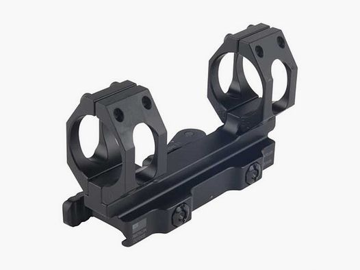 AMERICAN DEFENSE MANUFACTURING 30MM 0 MOA SCOPE MOUNT, BLACK