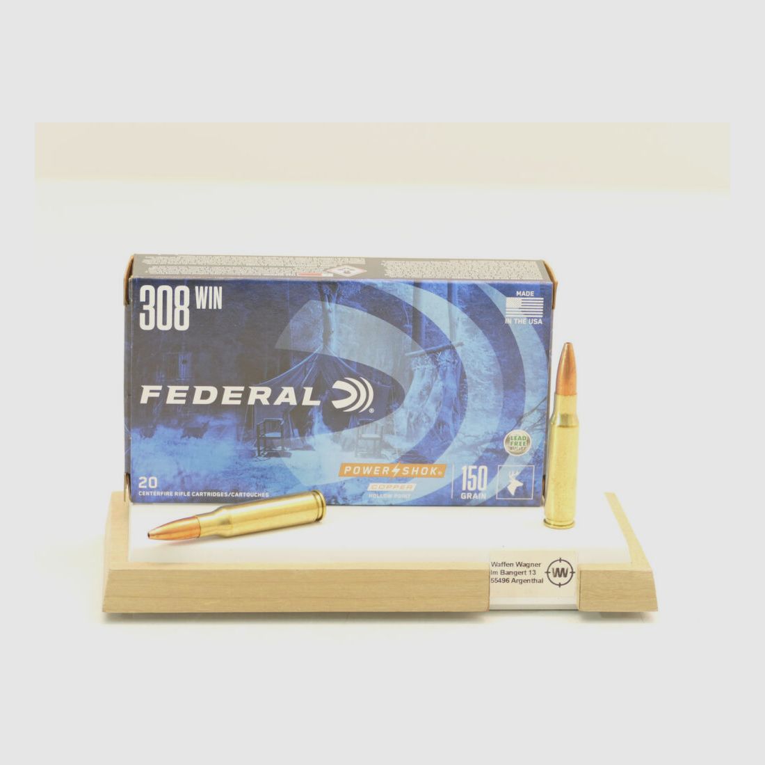 Federal Copper Power Shok 150grs A20
