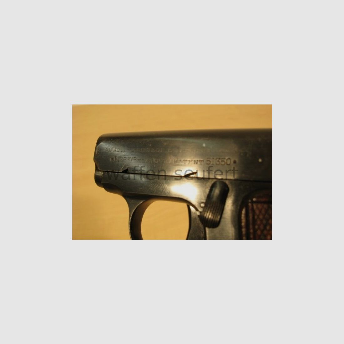 Fabricación Liegeoise de Armas de Fuego Patente 51350 Pistola