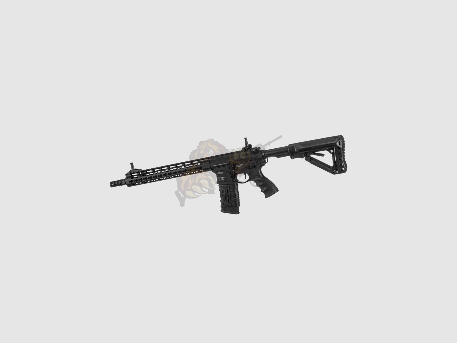 G&G GC16 Wild Hog 13.5" with ETU in Black Airsoft S-AEG free from 18