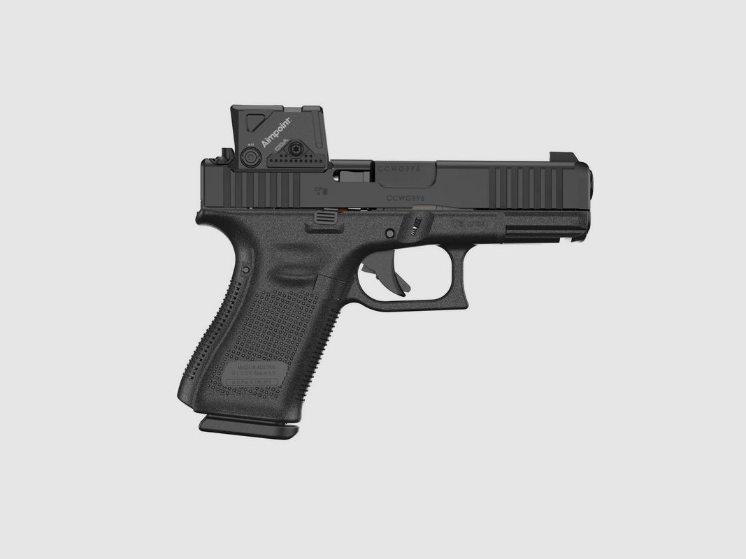GLOCK 19 G5 AIMPOINT - TARIFFA AMMINISTRATIVA, immagine 3 di 4