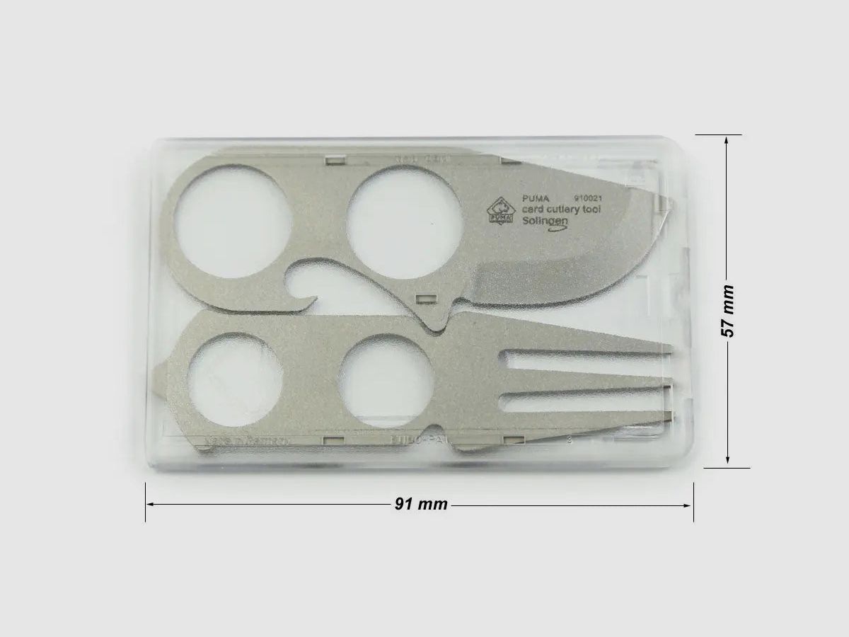 Thekendisplay / Aufsteller PUMA card cutlery tool / 30 Stk.