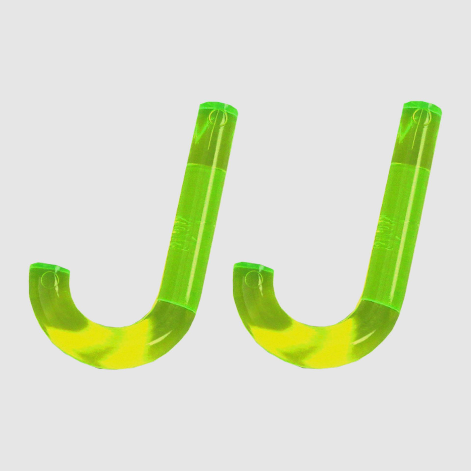 2 UV barrel lights green