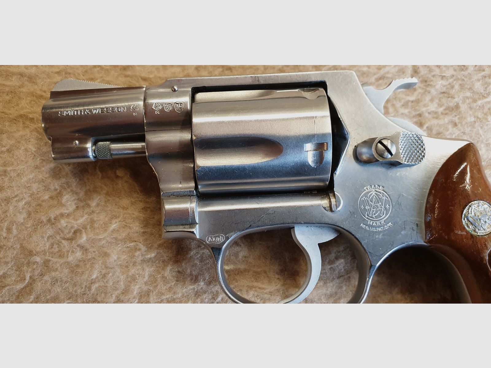 Revolver 38spec Smith & Wesson inkl. Originalkarton u. -beschreibung