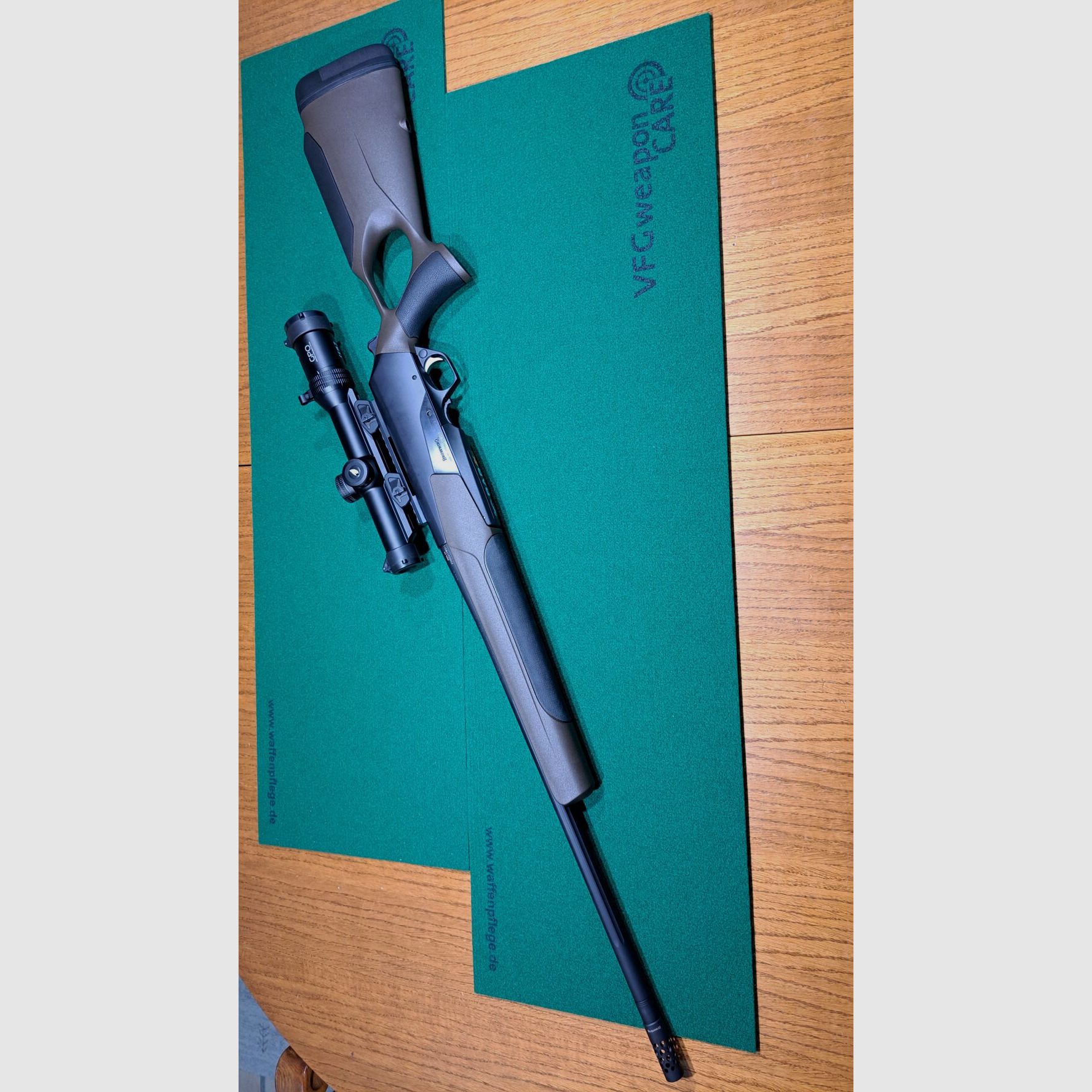 Fusil semi-automatique Browning BAR 4X Hunter Crosse Composite Marron/Noir Cal. .308Win avec accessoires