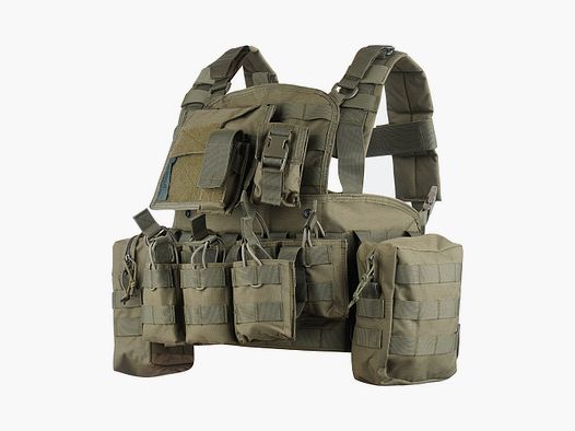 101 Inc. - Chest Rig Operator Tactical Vest - Green - LQ14121