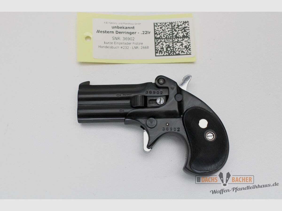 Derringer Kaschie Schiederwerk Western Derringer calibre .22lr #:2668
