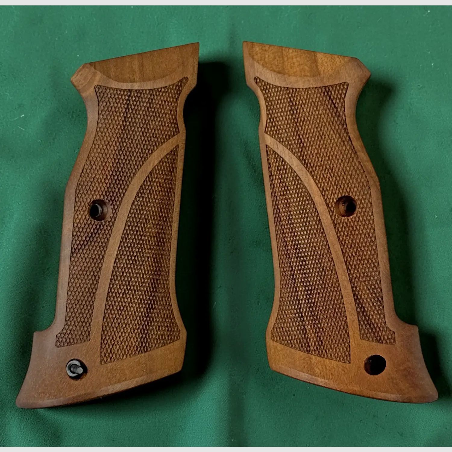 CZ Shadow 2 Walnut Wood Grips Long