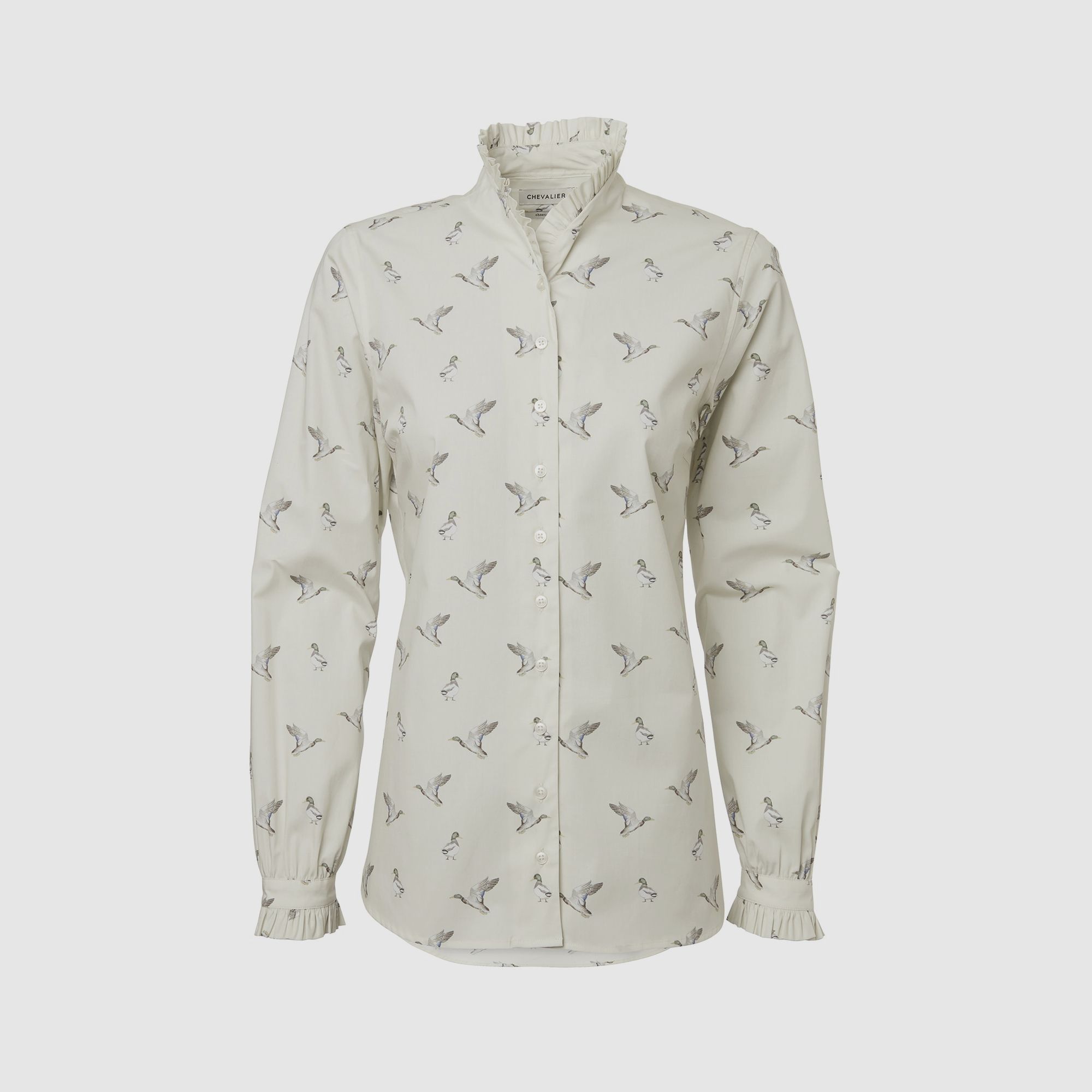 Chevalier Blair Shooting Fit Shirt Ducks on the move Donne 36W
