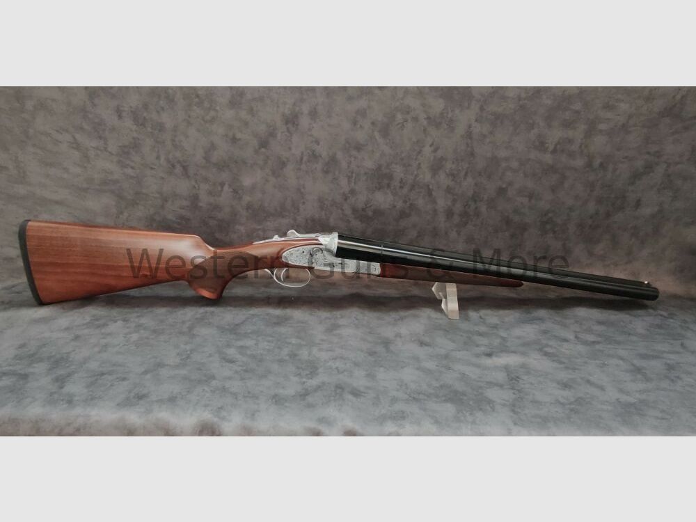 Huglu Mod.200AC Silber voll Graviert "Coachgun"