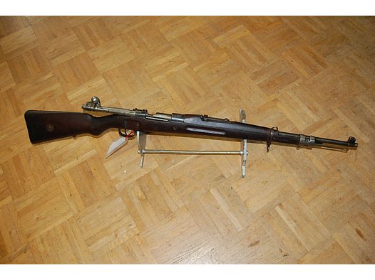 Rep. Büchse Brasilien Mauser M1908/43 Kal 7x57 Hersteller CZ Brno blanker Lauf +CIP