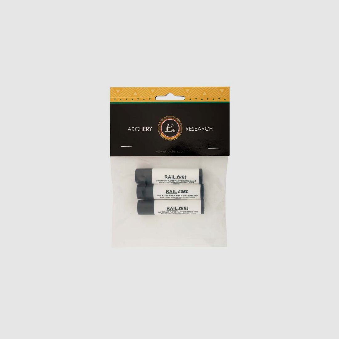 Ek-Archery 3x Sehnenwachs für Armbrustsehnen, Wachs im Lippenstift-Spender