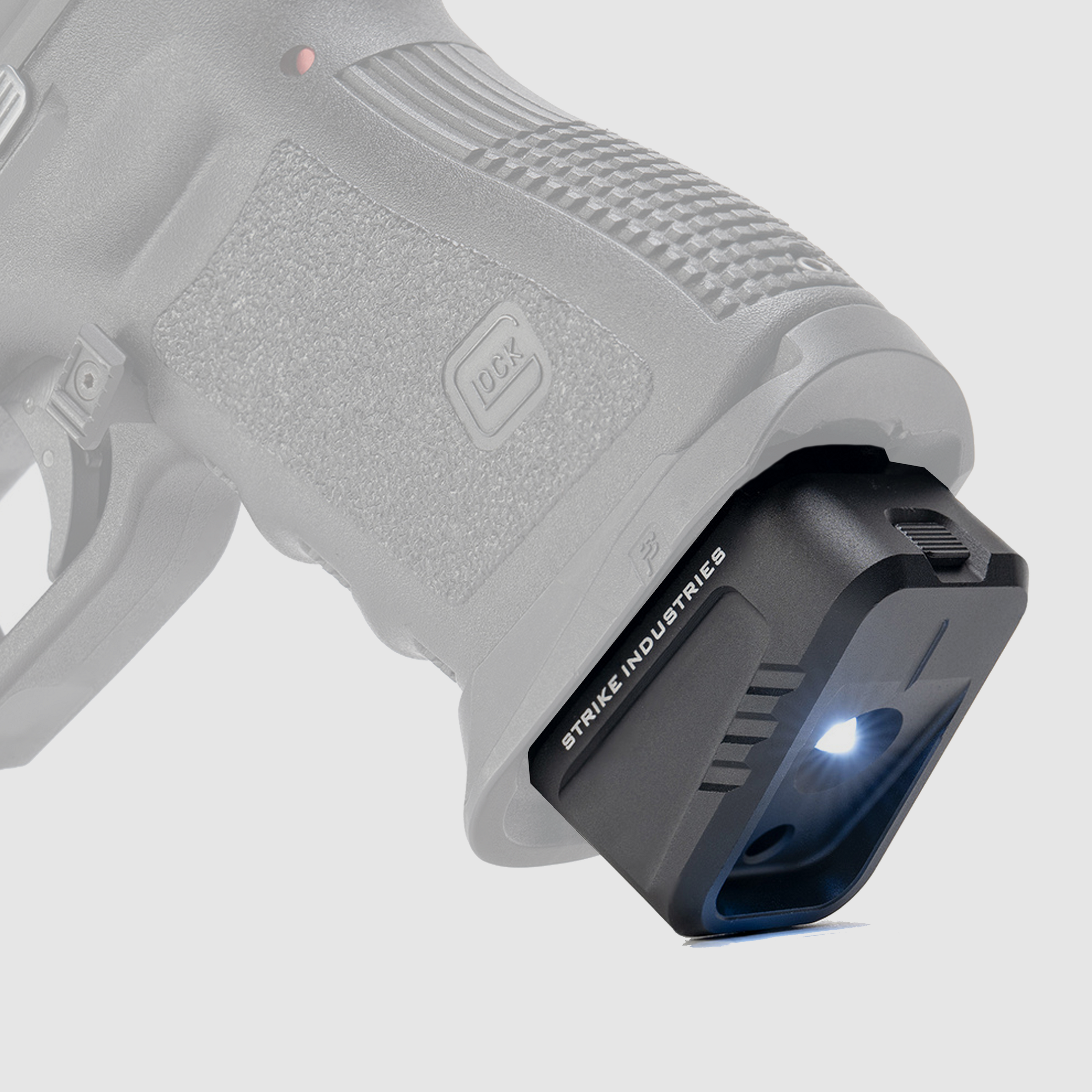 Plaque de fond de chargeur avec lampe torche LED EMP +0 Glock 9x19 / .40, SI-EMP-LED - Strike Industries, image 2 sur 2
