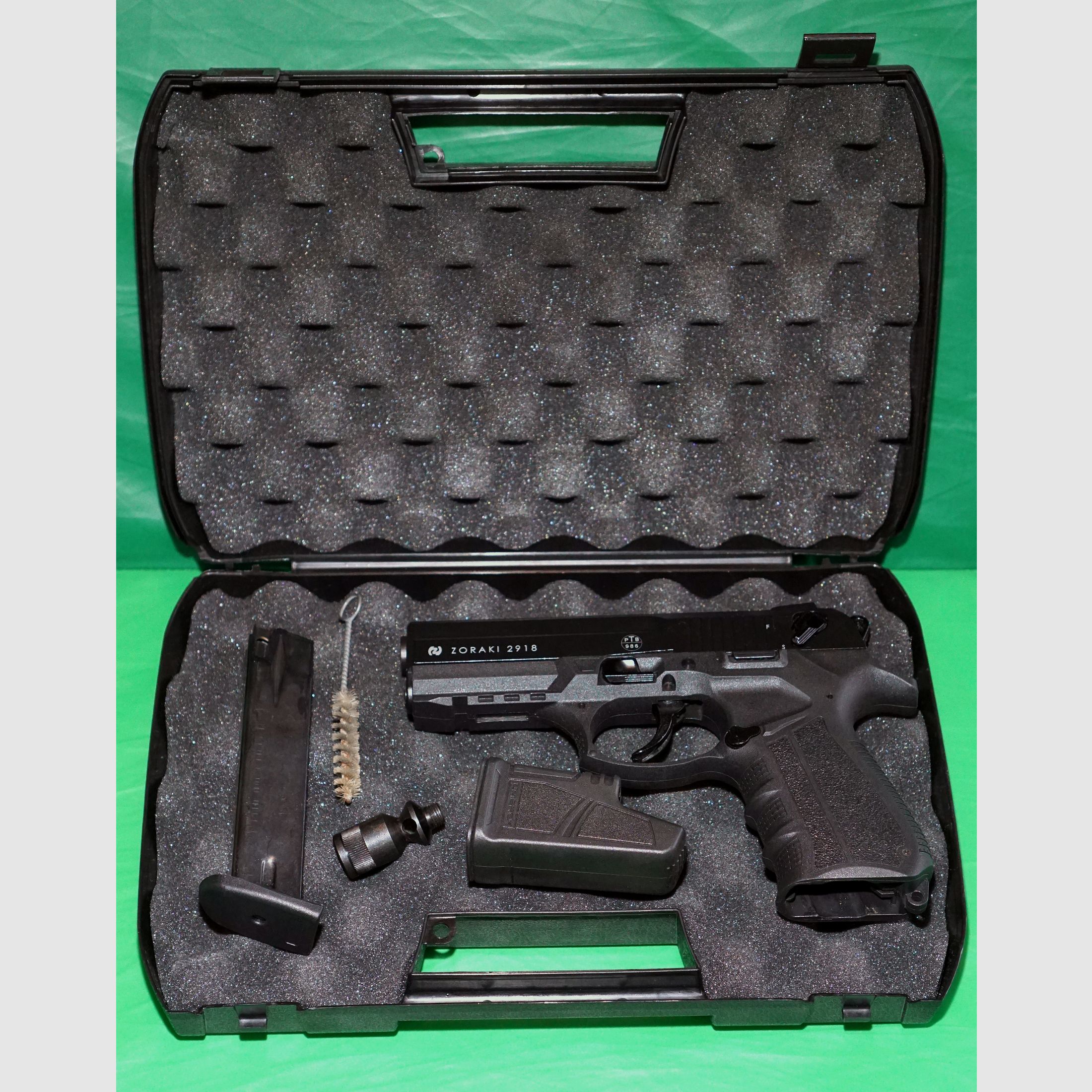Zoraki 2918 pistola de fogueo cal. 9mm P.A.K. negra - antigua (PTB 986)