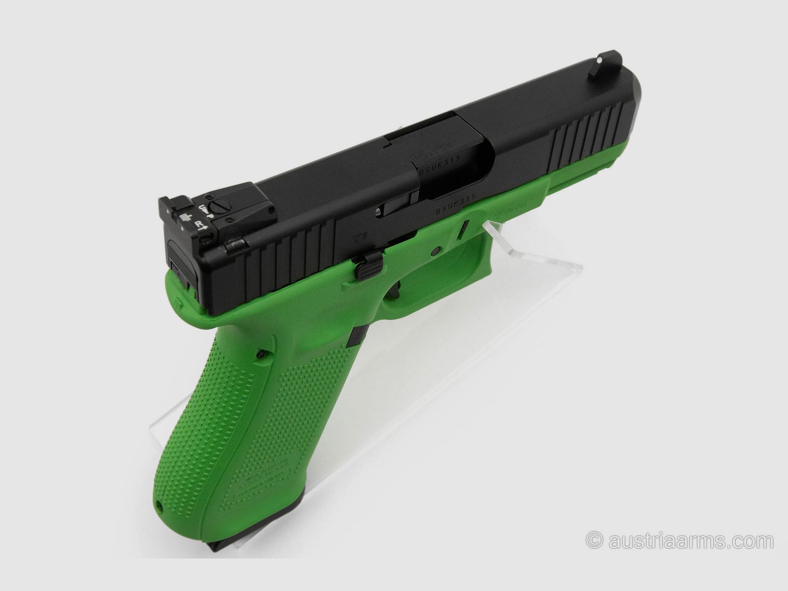 Glock 45 Gen5 „Green Mamba“, 9 x 19 mm, Gebrauchtwaffe, Bild 3 von 5