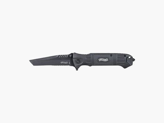 Walther Pocket Knife Black Tac Tanto Black