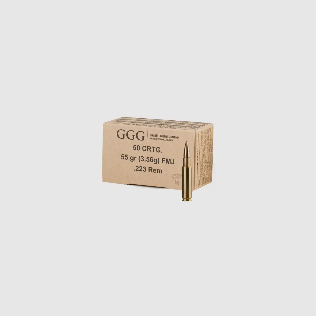 Amunicja .223 REM GGG FMJ 55GR