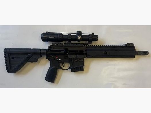 Heckler + Koch Mod. MR 223, 11", Kal. .223 Rem. Sportlich zugelassen, Bushnell AR 1-6x24