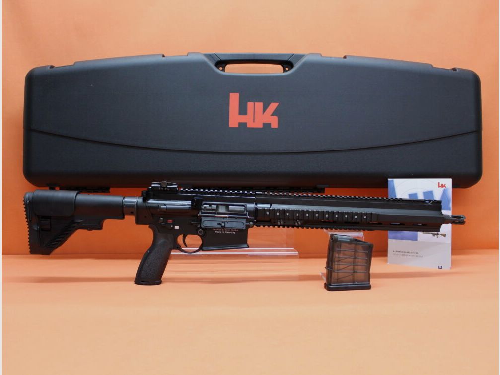 Heckler&Koch Ha.Rifle .308Win Heckler&Koch/H&K MR308 A3 28 16,5" cañón Negro, sistema de pistón de gas HK417/G28