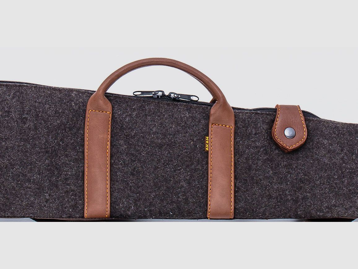 Flintenfutteral Loden/Elchleder