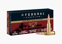 Federal Premium Gold Medal Sierra MatchKing .224 Valkyrie 90GR BTHP 20 patronen