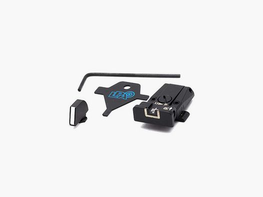 LPA SPR36GL18 Set di Mirini Regolabili per Glock 17 - 19 - 20 - 21 - 22 - 23 - 25 - 26 - 27 - 28 - 29 - 30 - 31 - 32 - 34 - 35
