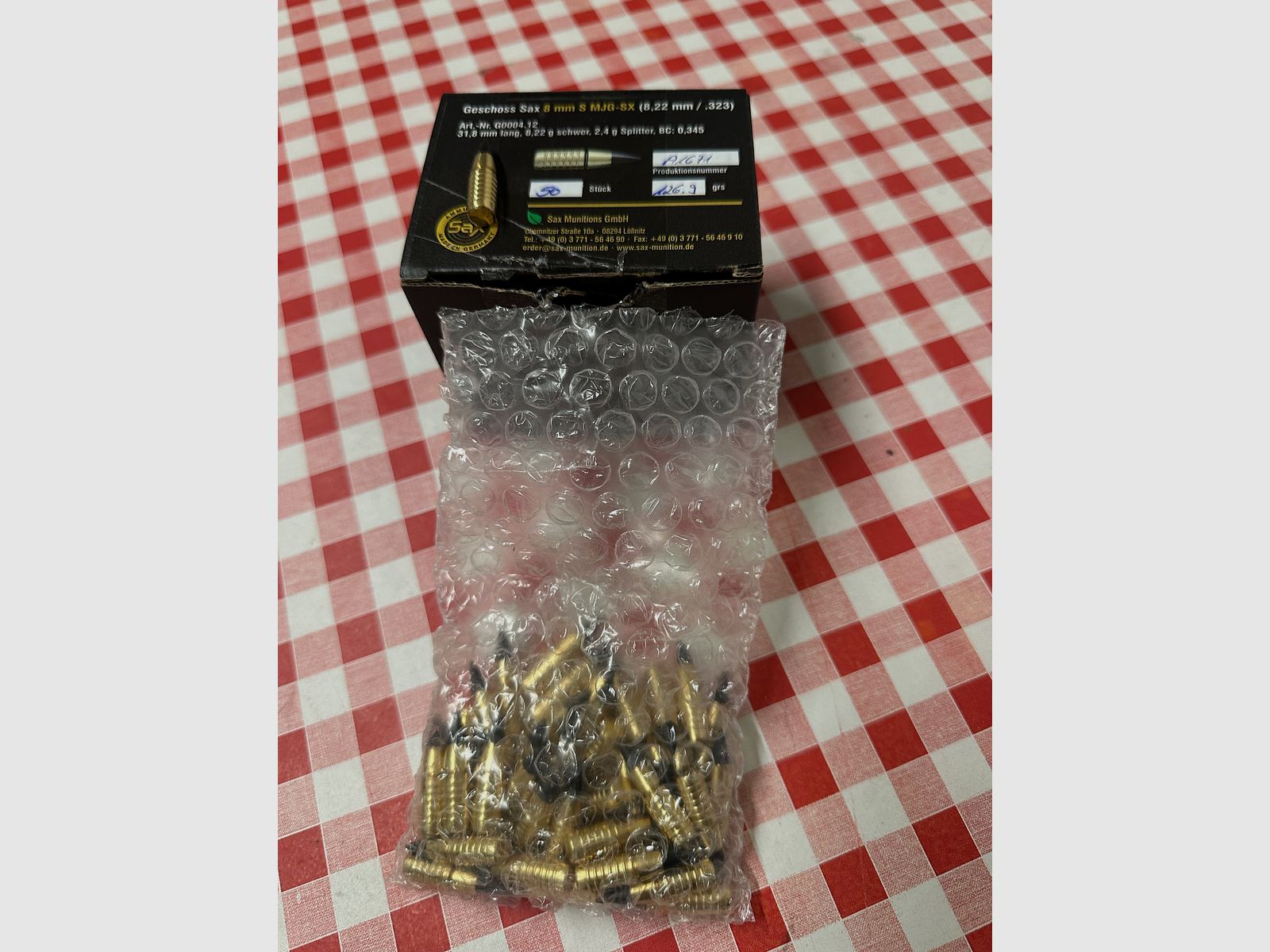 Offre Sax MJG SX en 8 mm 50 pièces