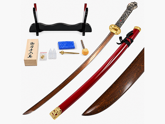 Highlander Conner MacLeod Katana Blutdamast Edition