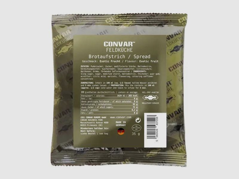 Convar-7 Feldküche Brotaufstrich Exotic