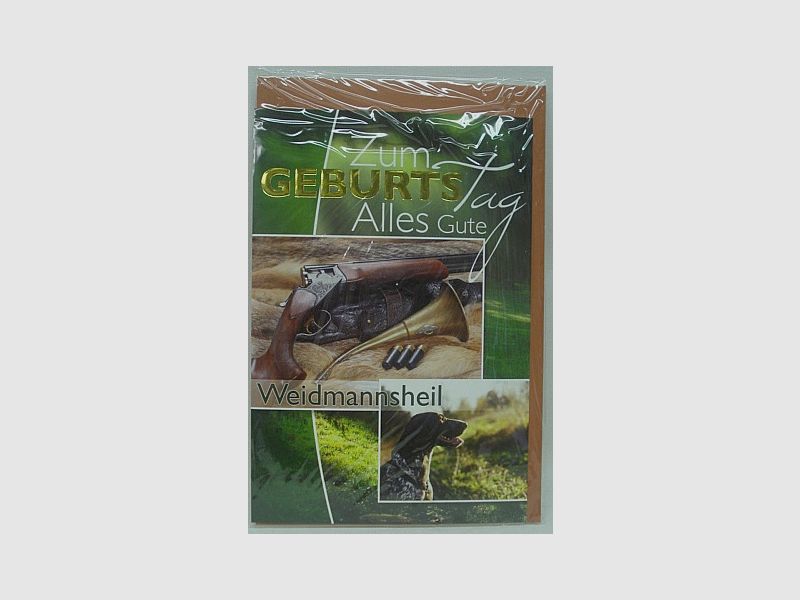 Geb. Kaart Jachthond - Jager geluk