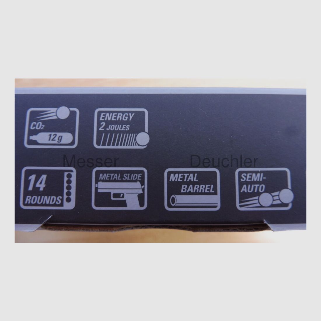 ISSC CO2 Softairpistole Tolmar M22 6mmBB schwarz NBB