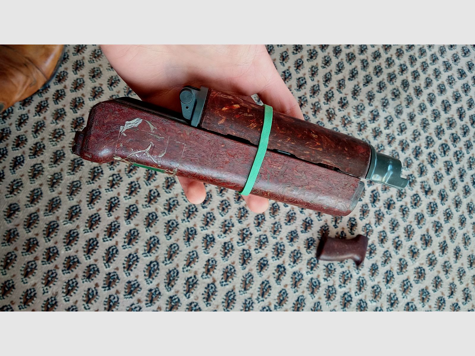 Original VZ.58 "Beaver Barf" Bakelit impugnatura e manico / adatto anche per CSA Sporter / Set #2