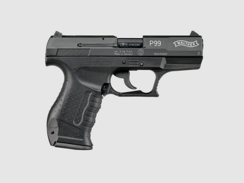 WALTHER P99 in caliber 9mm P.A.K. / blank firing