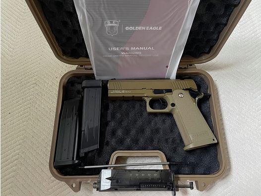 GE 3303 Hi-Capa 4.3 Full Metal GBB, Tan