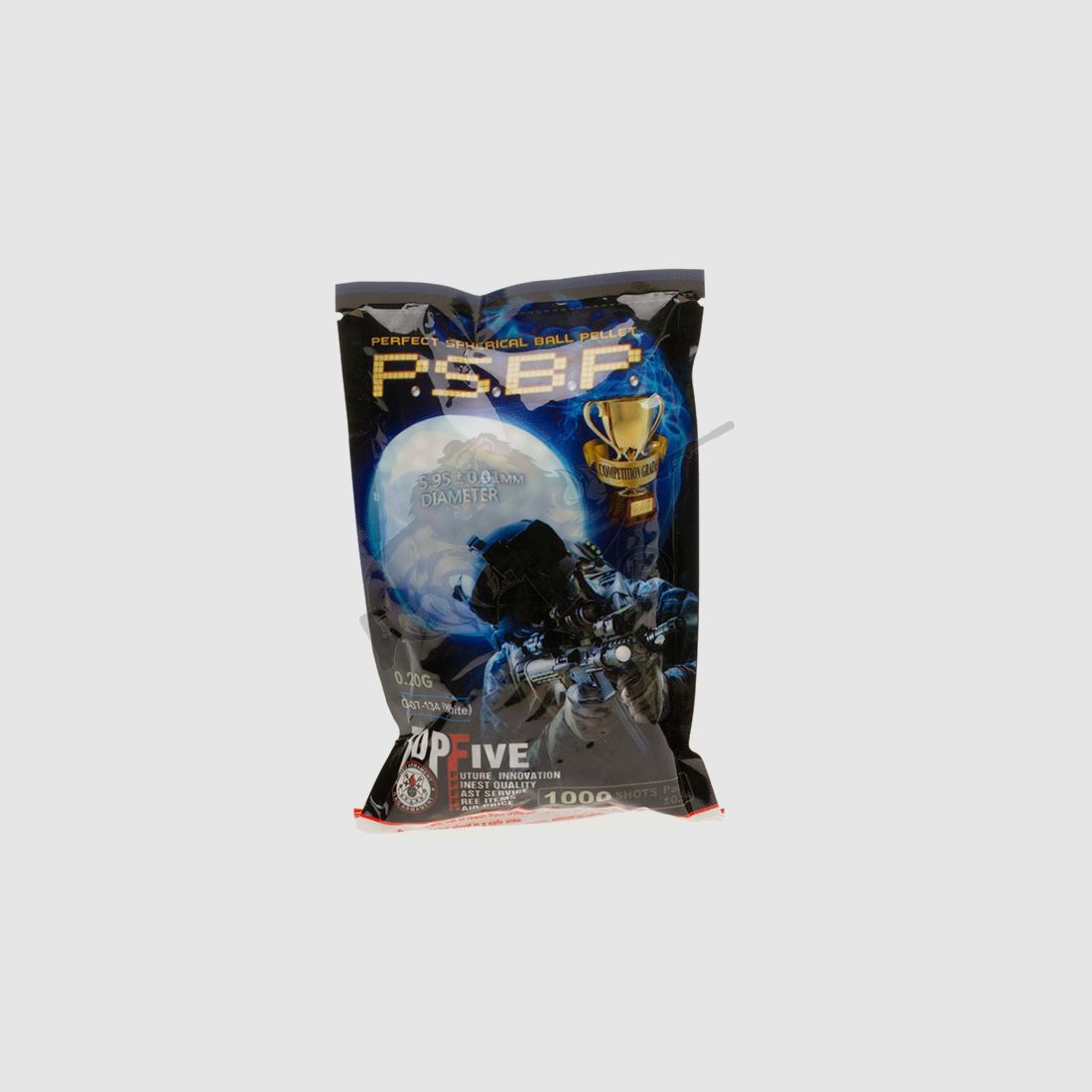 Perfect Airsoft BB`s 0.20g (1.000 Stück) diameter 5,95mm - Weiß