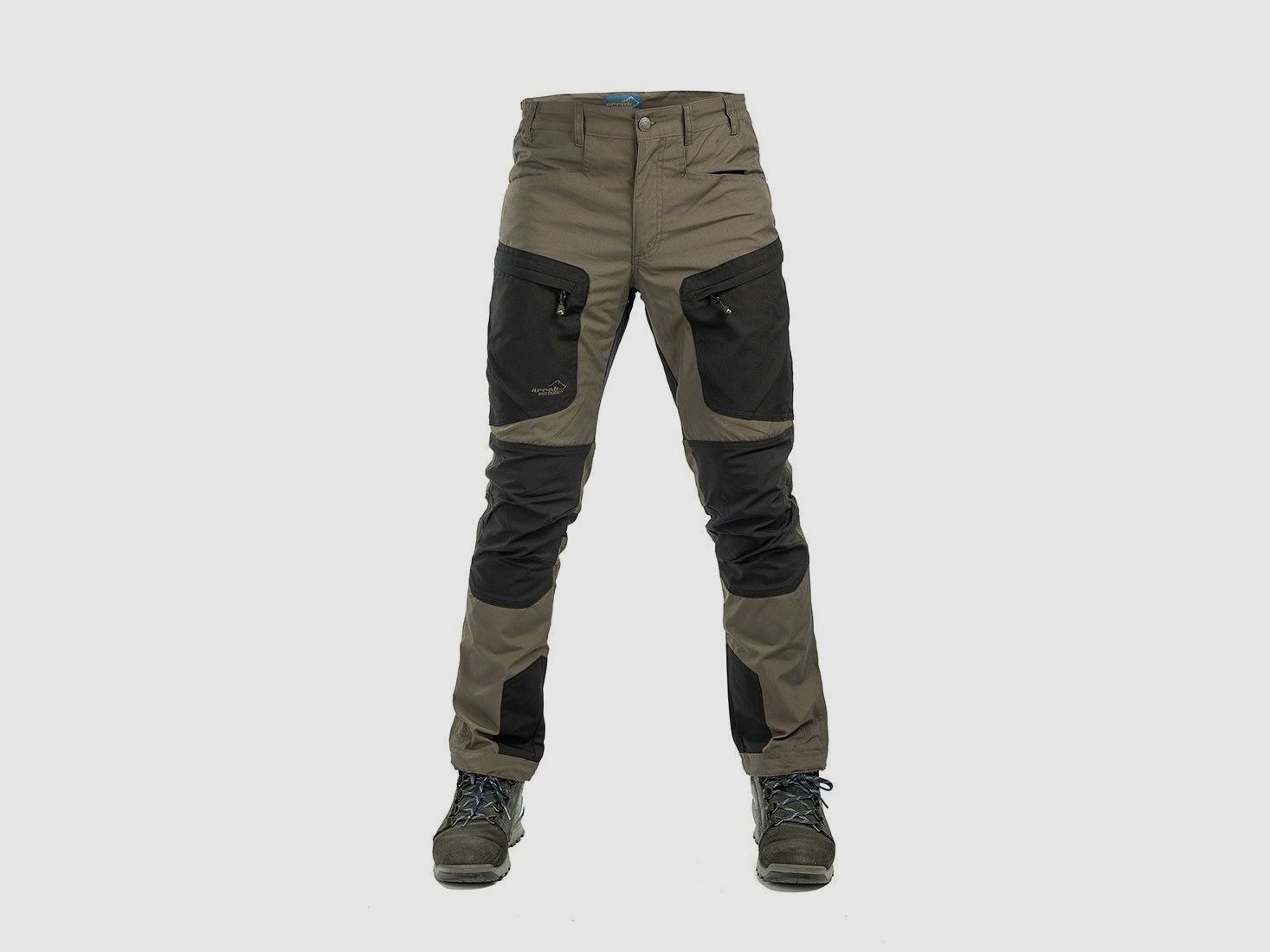 Arrak Outdoor Active Stretch Hose Herren Lang Braun - 46L