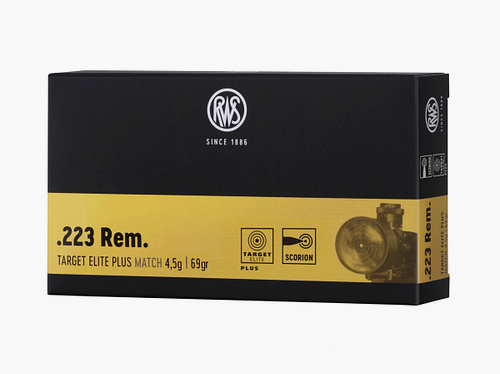 RWS 2411868 Target Elite Plus .223 Rem. Scorion 4,5g 69grs. Vollmantel