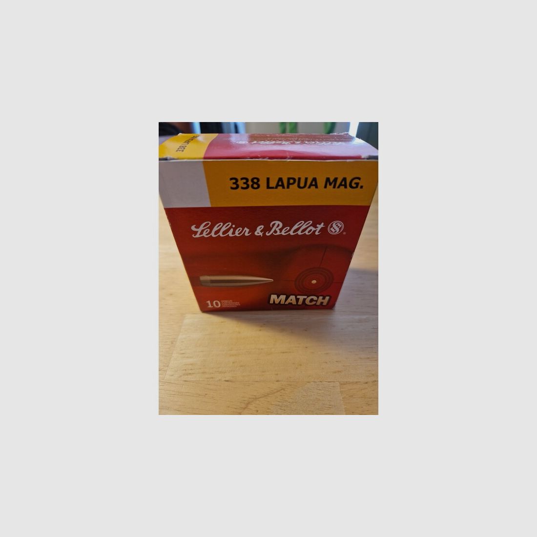 Sellier & Bellot .338 LAPUA MAGNUM Sierra MatchKing HPBT Match 10 Stk..