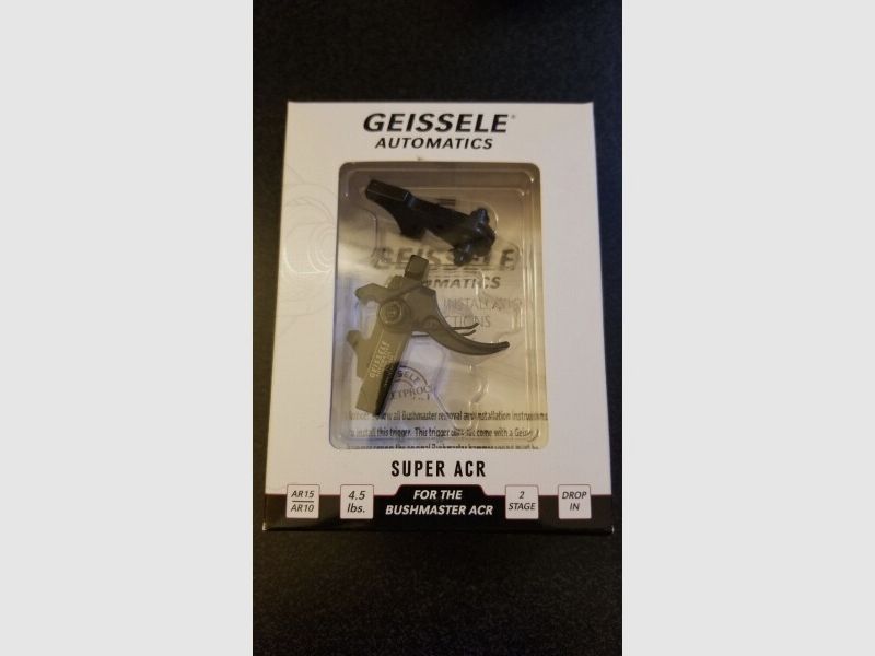 sehr selten: Geissele Super ACR Trigger - Abzug für Bushmaster .223 Rem