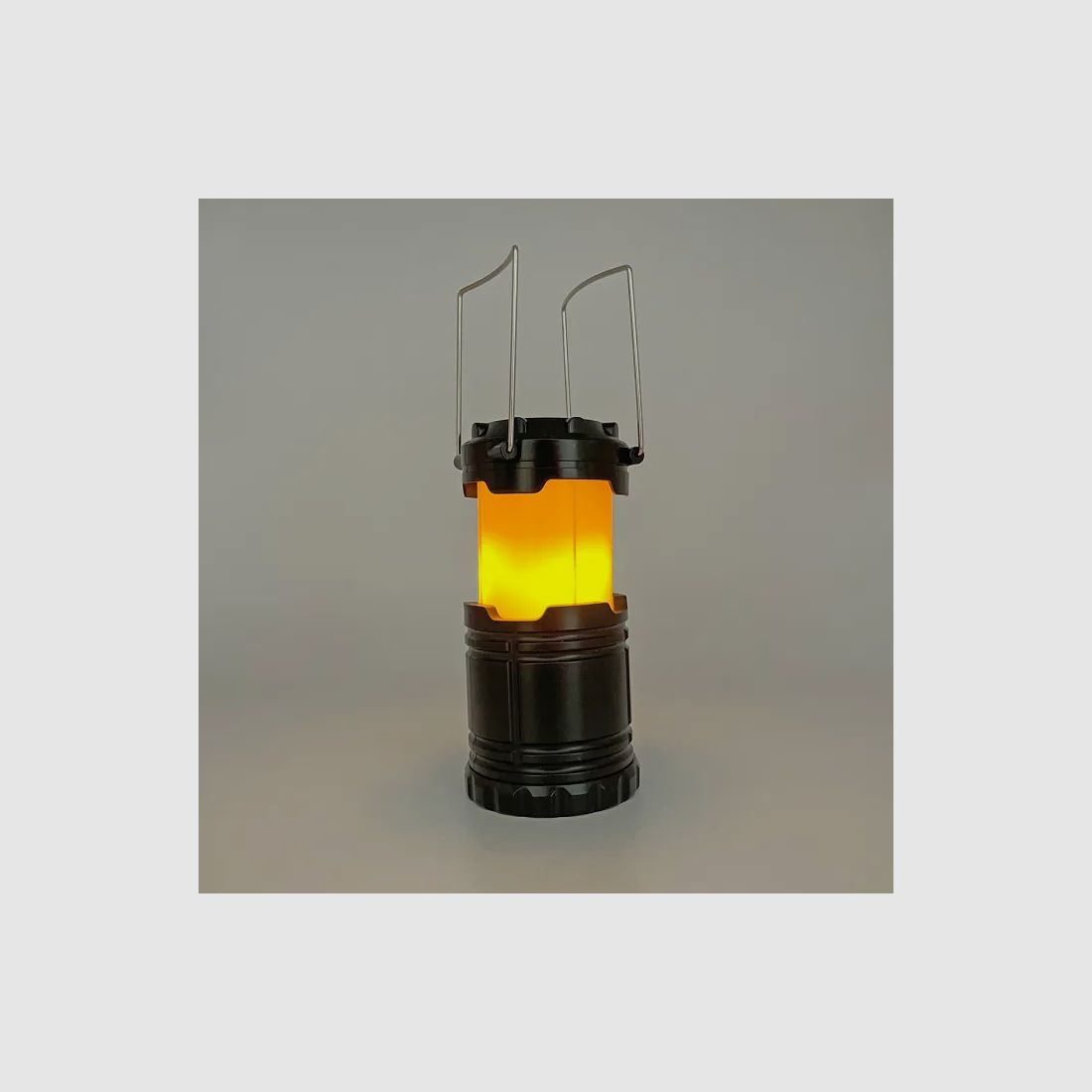 Campinglaterne mit Flammeneffekt 2-in-1