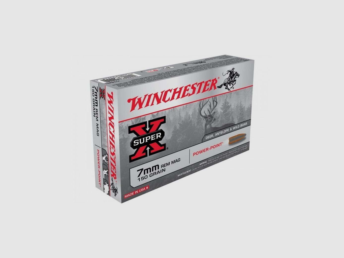 WINCHESTER 7RM POWER POINT 150 GR AMUNICJA, zdjęcie 1 z 3