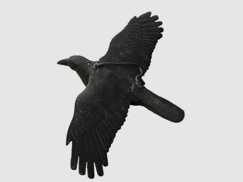 Fliegender beflockter Krähenlocker 44x80 cm