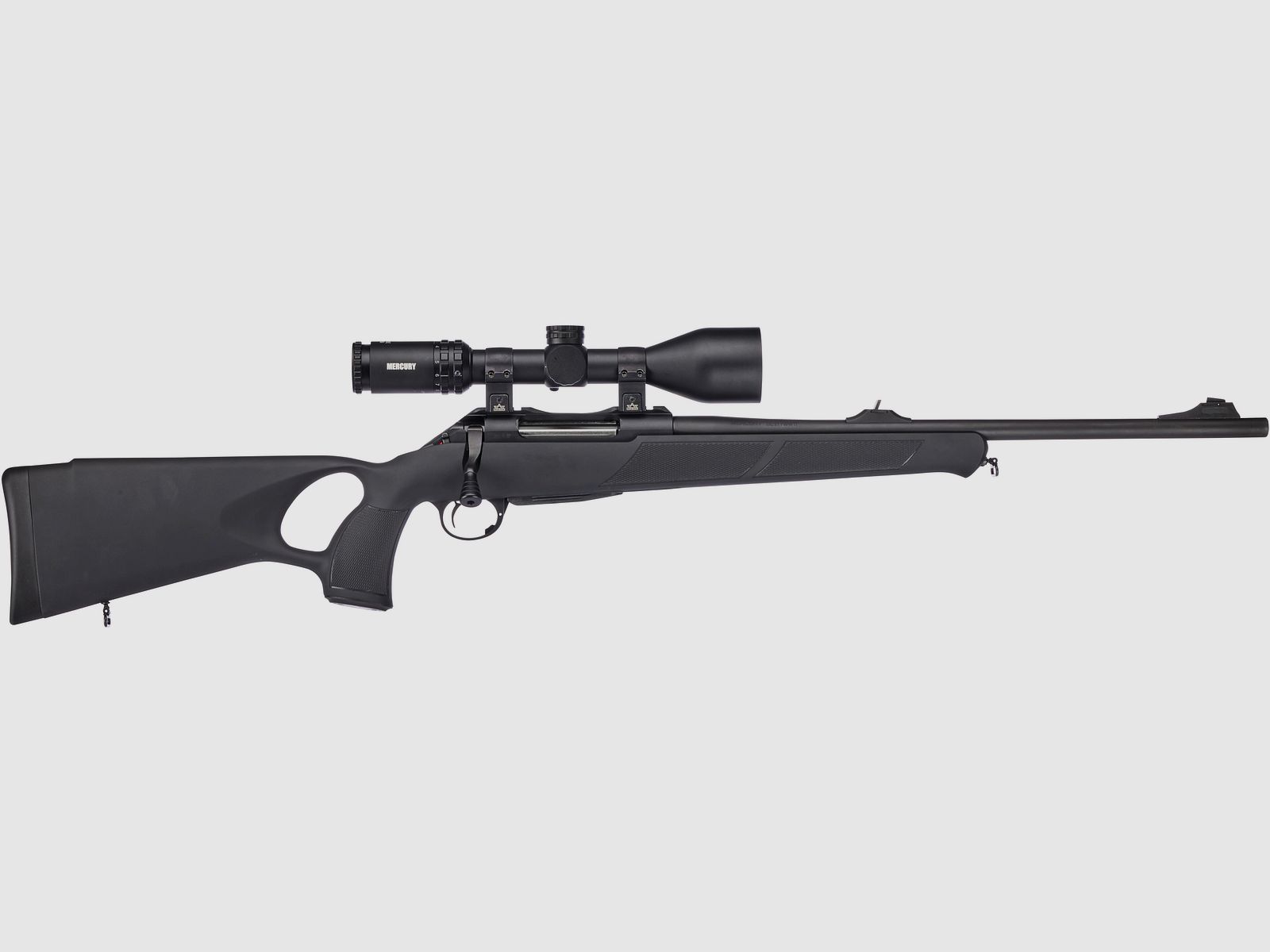 Mercury hunting Komplettangebot Saphire Thumbhole mit Zielfernrohr Saphire 3-12x56i, Kal. .308 Win.