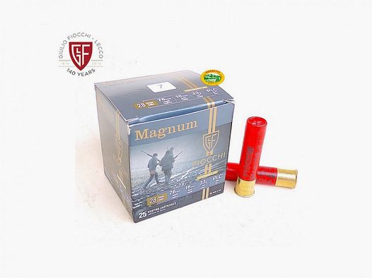 FIOCCHI Patronen Magnum Kal.28 gr.33 pb.5 spezielle Taube