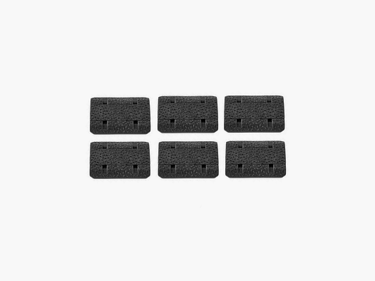 Abdeckung für M-LOK-Schlitze Type 2, 6 Stück, 40 mm, MAG603, Black - Magpul