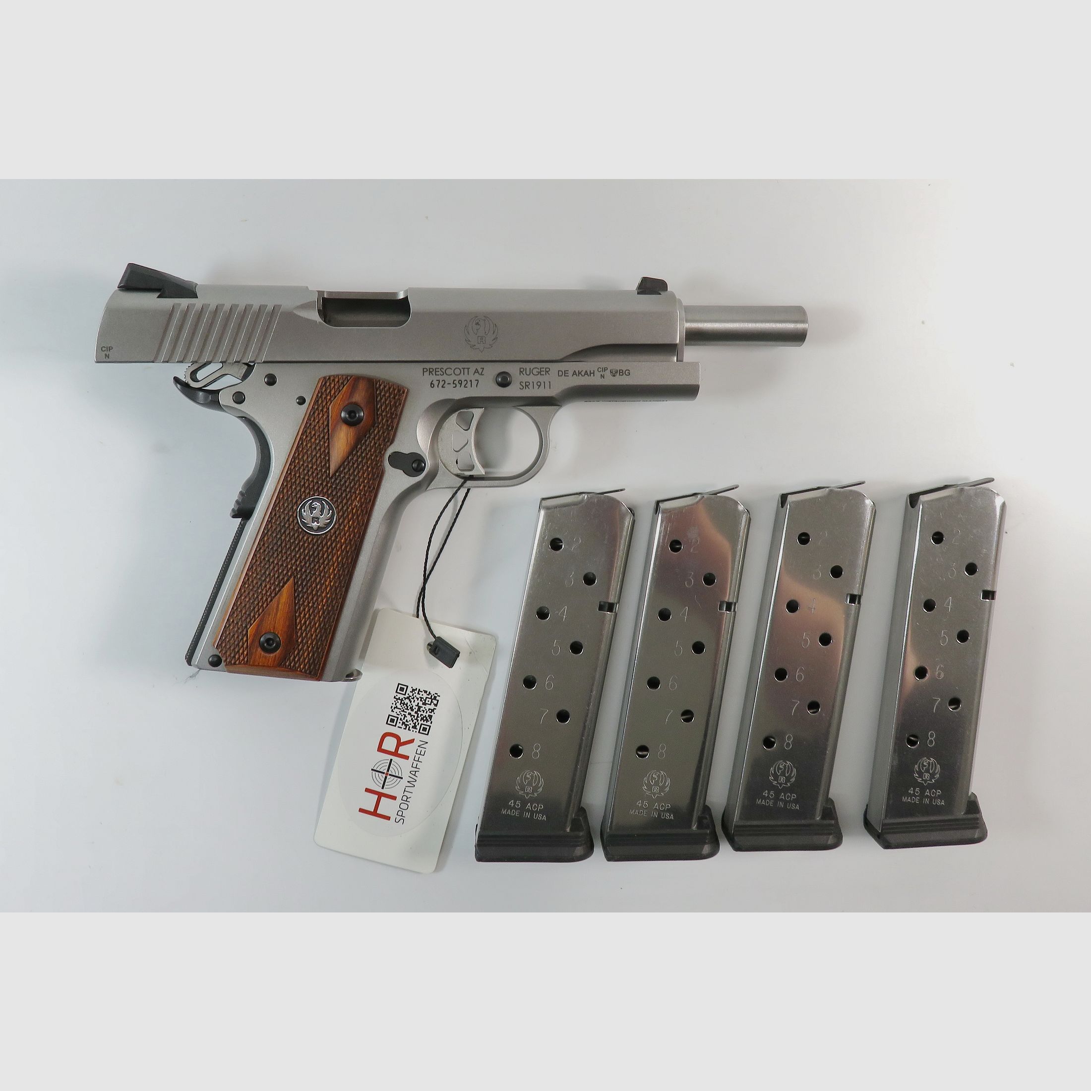 Ruger SR1911 Kaliber .45 Auto | 5 Original-Magazine | Neuwertig