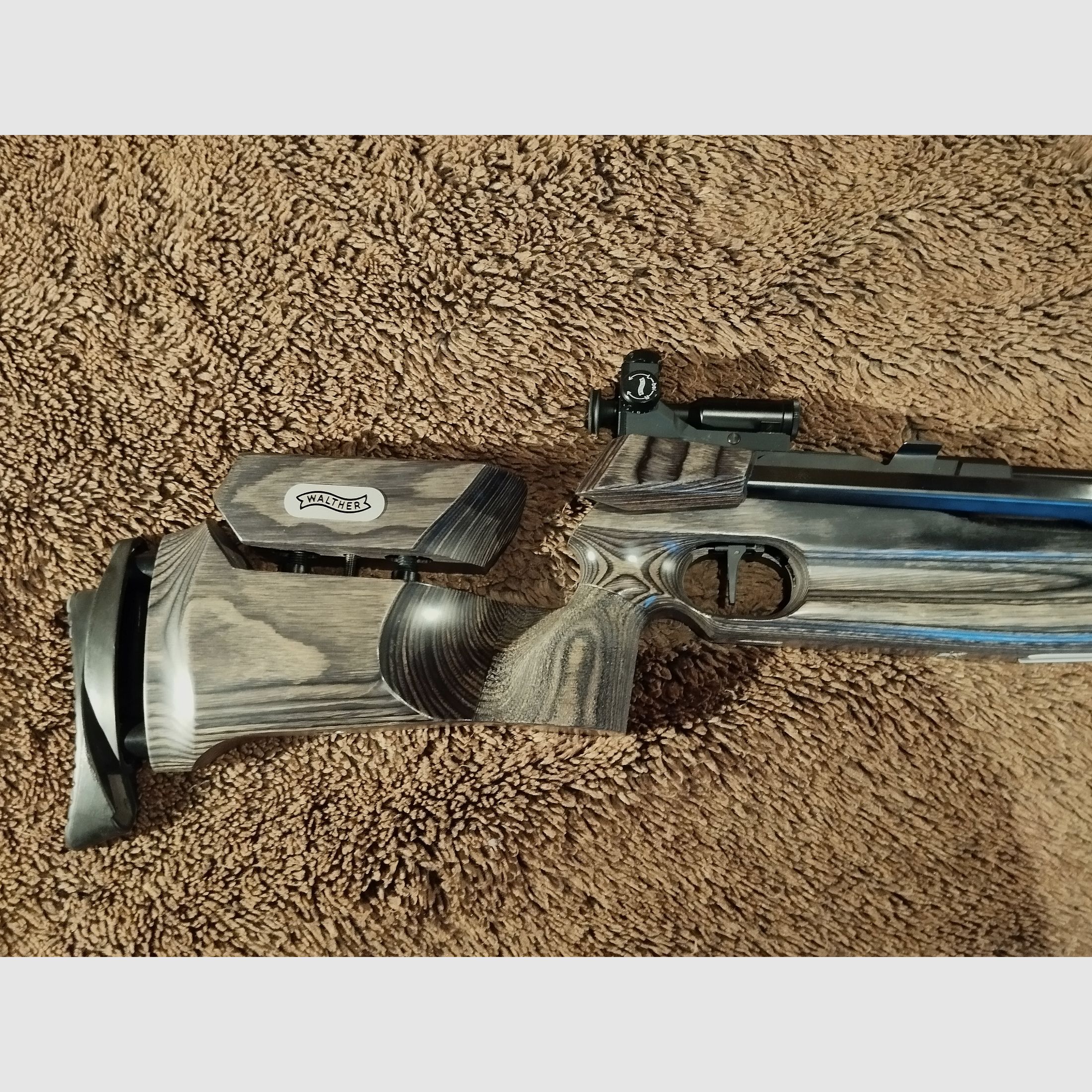 very well-preserved air rifle from Walther cal. 4.5 mm